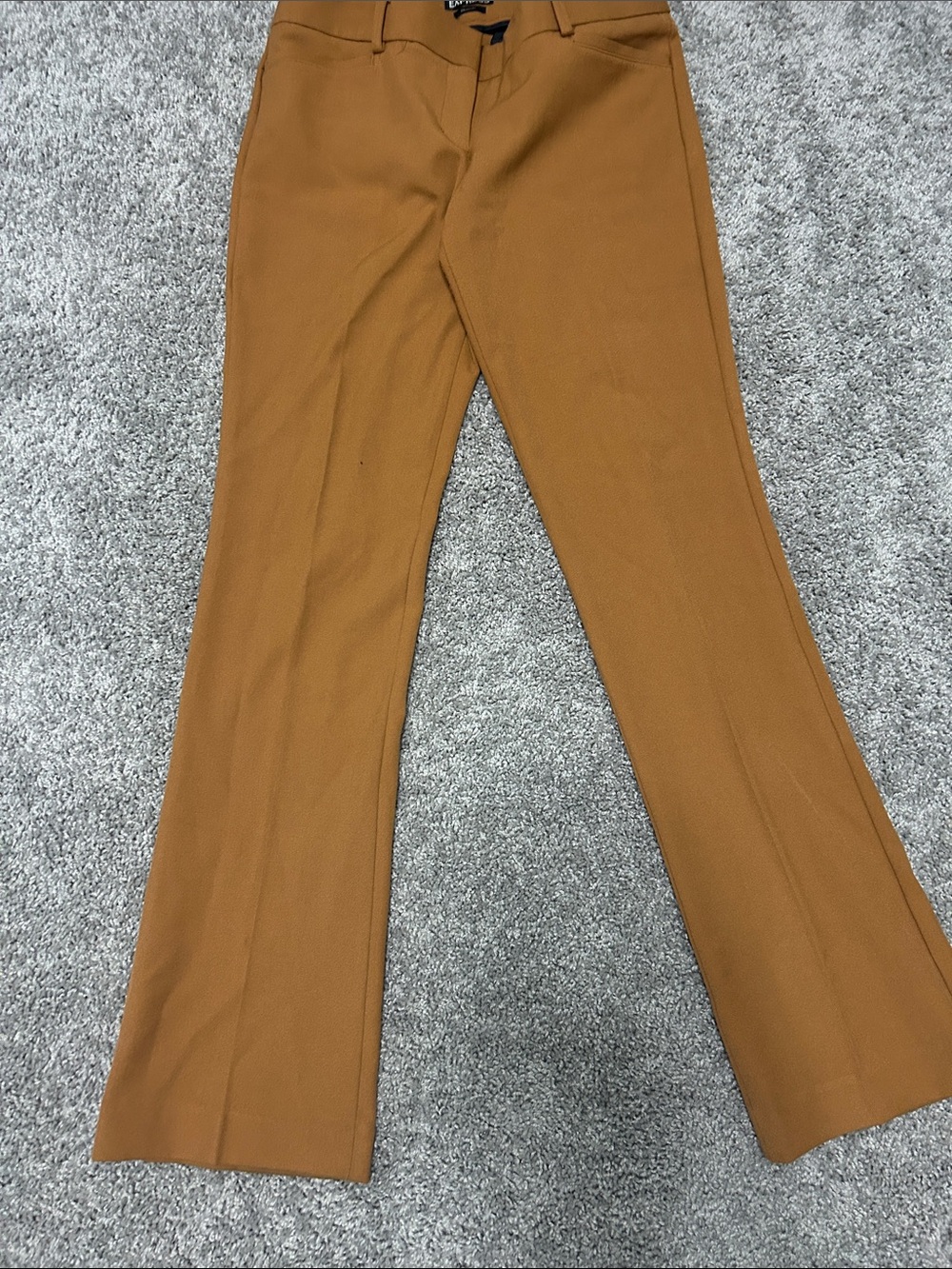 Express Flared Pants in Camel Brown